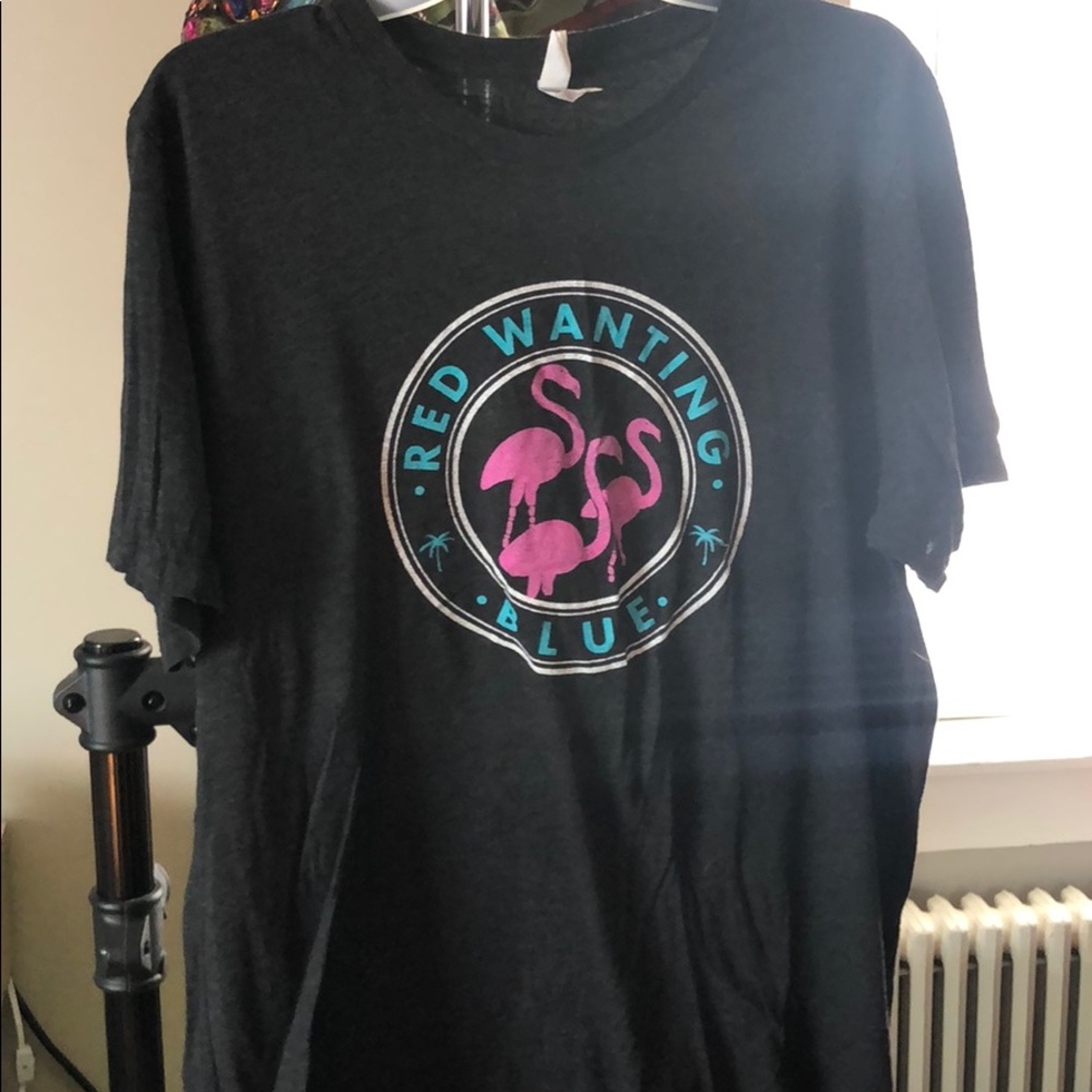 Red Wanting Blue rock band tee